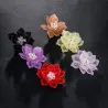 Elegant flower - crystal brooch