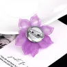 Elegant flower - crystal brooch