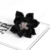 Elegant flower - crystal brooch