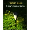 Lampa ogrodowa z muzyką - słoneczna - wodoodporna - LED - dźwięk żaby / cykady - 2 sztOświetlenia słonecznego