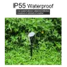 Lampa ogrodowa z muzyką - słoneczna - wodoodporna - LED - dźwięk żaby / cykady - 2 sztOświetlenia słonecznego