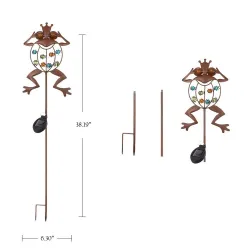 Lampa ogrodowa w kształcie żaby - solarna - wodoodpornaOświetlenia słonecznego