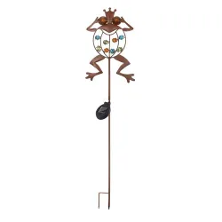 Lampa ogrodowa w kształcie żaby - solarna - wodoodpornaOświetlenia słonecznego