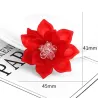 Elegant flower - crystal brooch