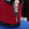 Winter gebreide muts met klep - gezichtsbescherming - bivakmuts met ritssluitingHoeden & Petten