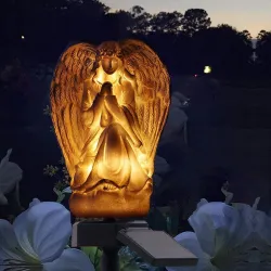Tuinlamp op zonne-energie - waterdicht - LED - engelvormSolar verlichting