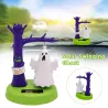 Solar swinging ghost - car interior toy