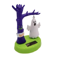 Solar swinging ghost - car interior toy