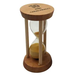 Wooden hourglass - timer - 10 minutes