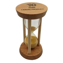 Wooden hourglass - timer - 10 minutes