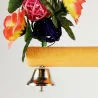 Wooden bird swing - with a flowers / bells - bite resistant