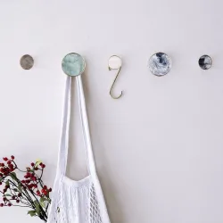 Messing meubelknoppen / handvatten / muurhangende haken - schaalharsMeubels