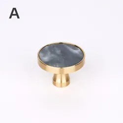 Brass furniture knobs / handles / wall hanging hooks - shell resinFurniture