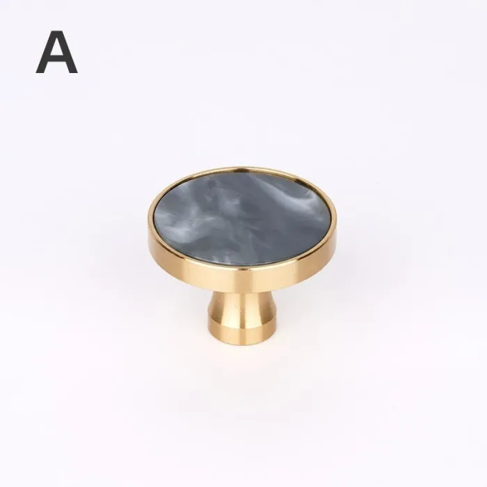 Brass furniture knobs / handles / wall hanging hooks - shell resinFurniture