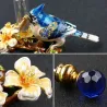 Vintage metal bird - perfume glass - 4ml