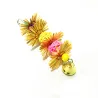 Hanging toy for birds - with natural straw flowers