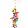 Wisząca zabawka dla ptaków - kolorowa dekoracja klatki - z kwiatami / koralikami - 2 sztukiPtaki