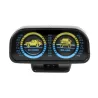 Multifunction car indicator - compass / slope measure / body angle