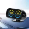 Multifunction car indicator - compass / slope measure / body angle