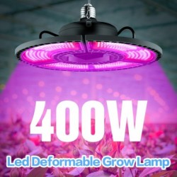 Lampa LED do wzrostu roślin - panel świetlny - pełne spektrum - E27 / E26 - 100W - 200W - 300W - 400W
