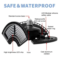 LED plant grow lamp - light panel - full spectrum - E27 / E26 - 100W - 200W - 300W - 400W