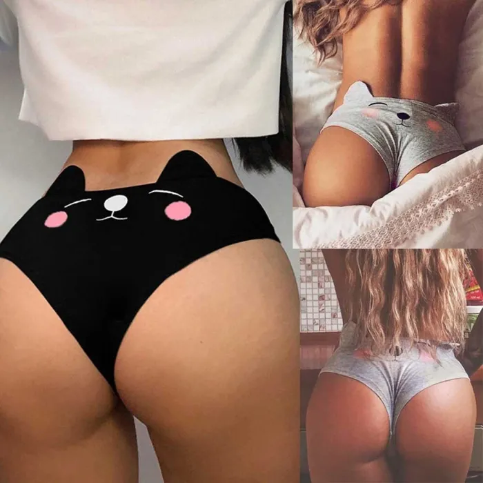 Panties with cat ears - sexy lingerie
