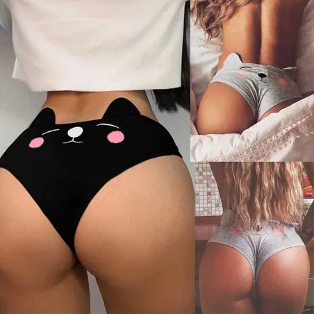 Panties with cat ears - sexy lingerie