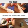 Nähkausche - Fingerschutz - Retro Metall Messing