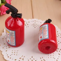 Fire extinguisher shaped pencil sharpener - 2 pieces