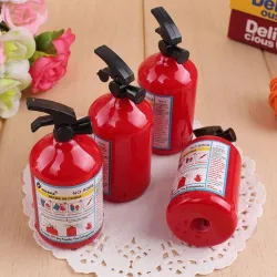 Fire extinguisher pencil sharpener