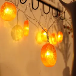 Magical - fruit lemon Slice String Lights - battery powered - indoor - outdoor