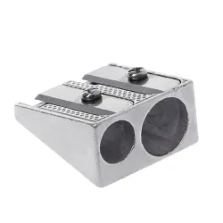 Metal pencil sharpener - with double holes