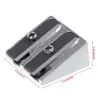 Metal pencil sharpener - with double holes