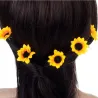 Sunflower - hair pin - 10pcs / set