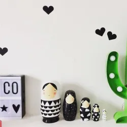 De maderaWooden Russian dolls - 5 layers - matryoshka doll