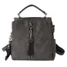 Leather backpack - shoulder bag