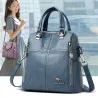Multifunktionale Umhängetasche - Lederrucksack