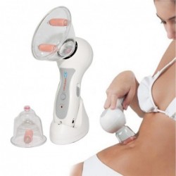 Electric body massager - anti-cellulite vacuum cans - home liposuction
