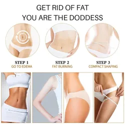 3 in 1 - ultrasonic body massager - slimming - fat burning - with gel - EMS