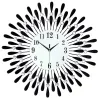 Moderne wandklok - zonvorm - met kristallen decoratie - 38 * 38cmKlokken