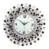 Moderne ijzeren wandklok - met kristallen decoratie - 36cm / 50cmKlokken