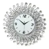 Moderne Eisenwanduhr - mit Kristalldekoration - 36cm / 50cm