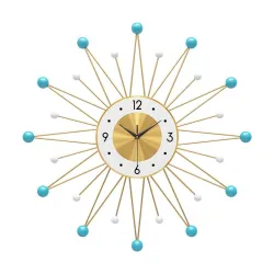 Nordic style - sun shape wall clock - 56cm