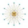 Nordic style - sun shape wall clock - 56cm