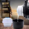 Thermos with strap -stainless steel - portable - outdoor travel Insulated