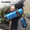 Thermos with strap -stainless steel - portable - outdoor travel Insulated