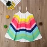 Toddler baby summer clothes rainbow sundress nice and cool on a summers day