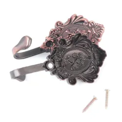 Rose pattern - curtain hooks - 2pcs