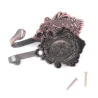 Rose pattern - curtain hooks - 2pcs