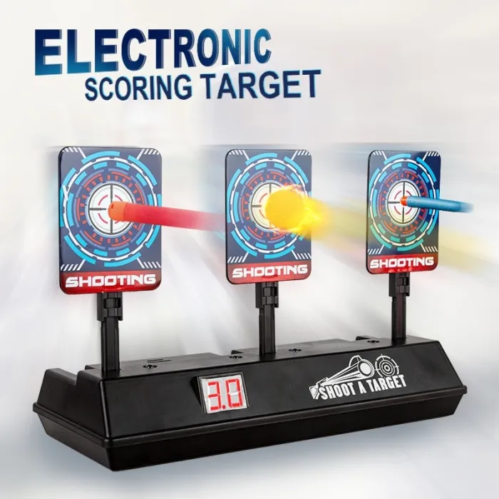 Electronic shooting range - scoring target - auto-reset - For Nerf N-strike Elite / Mega / Rival Series